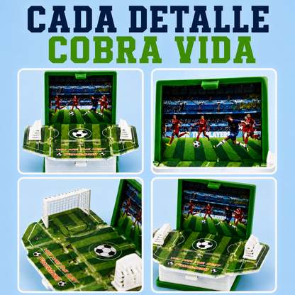 Llavero Mini Estadio de Fútbol 3D