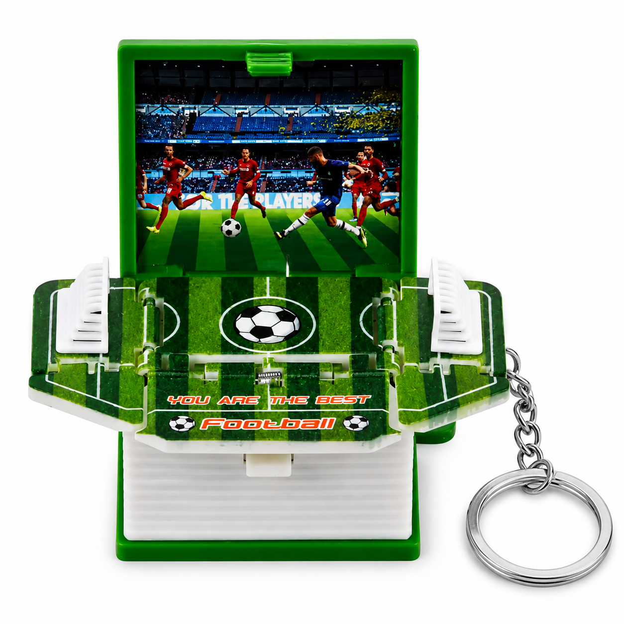 Llavero Mini Estadio de Fútbol 3D